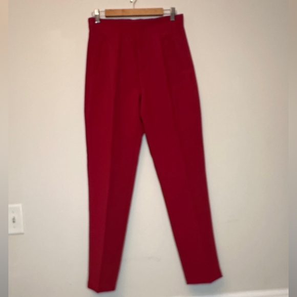 Banana Republic NWT Red Trousers, Size 6 - Picture 1 of 8